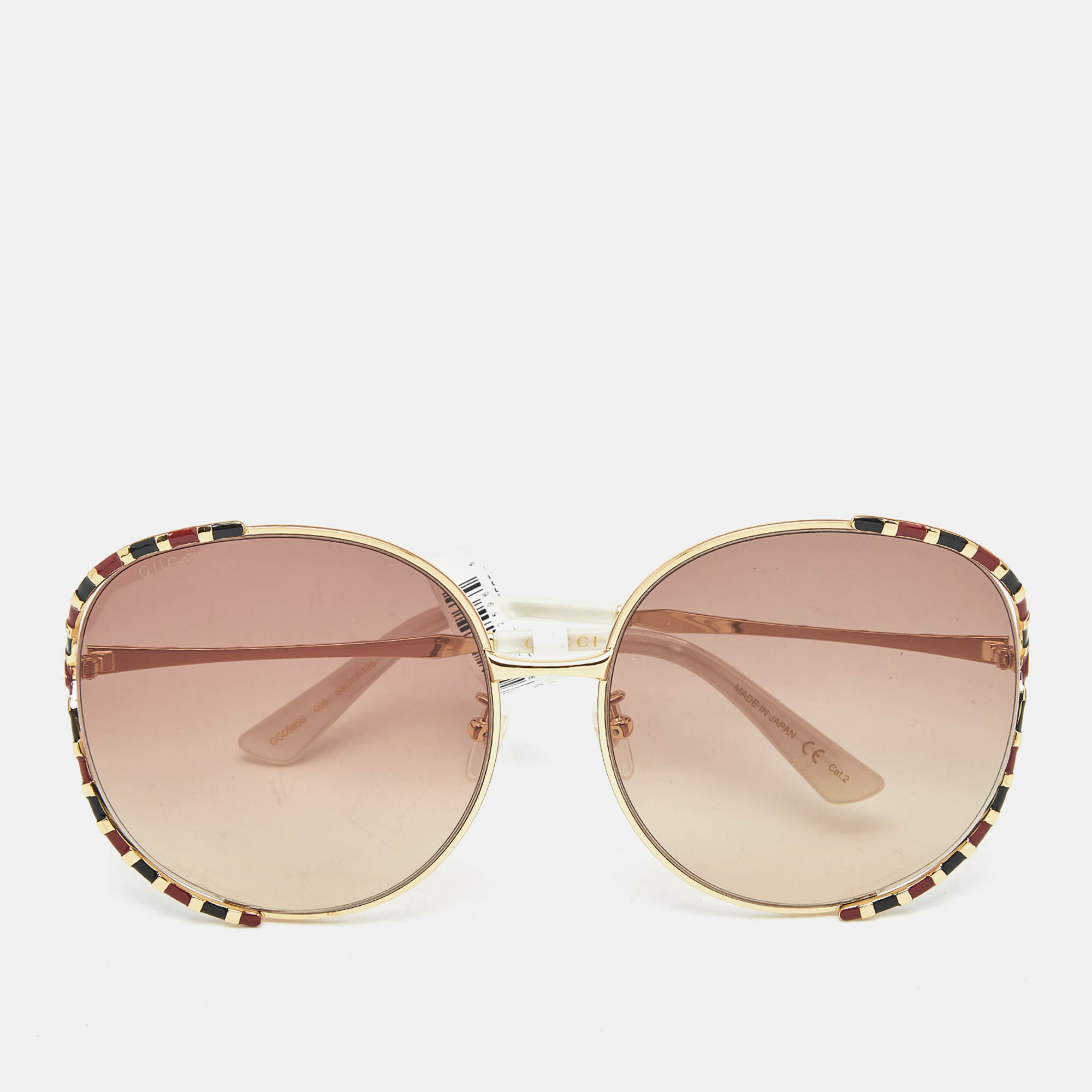 

Gucci Brown Gradient GG0595S Oversized Sunglasses