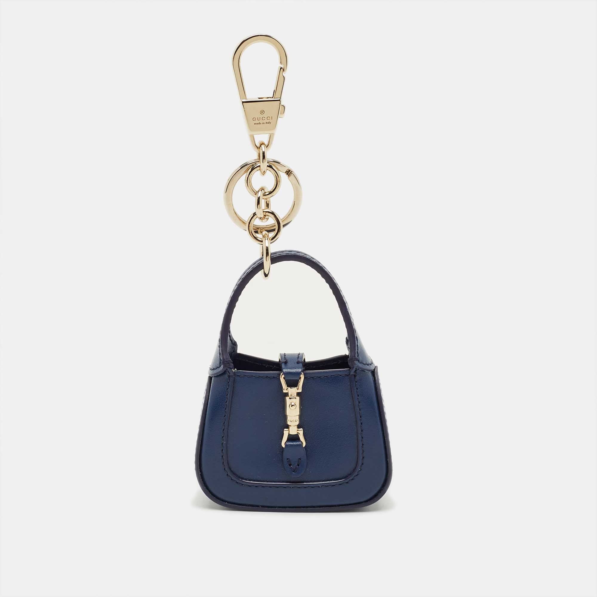 

Gucci Blue Leather Jackie 1961 Keychain