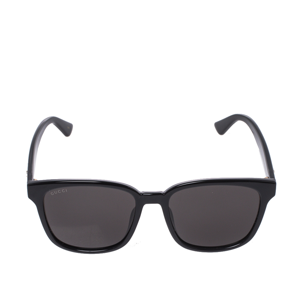 

Gucci Black GG0637SK Square Frame Oversized Sunglasses