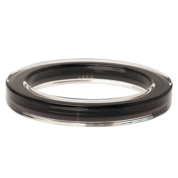 مملوكة مسبقًا سوارغوتشي معدن وزجاج بلكسي بني رفيع 18.5سم