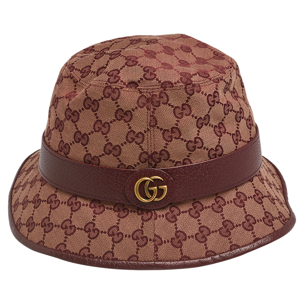 

Gucci Burgundy Monogram Canvas Bucket Hat