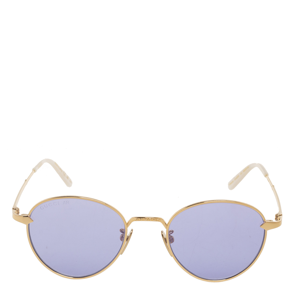 

Gucci Blue GG0230S Round Sunglasses