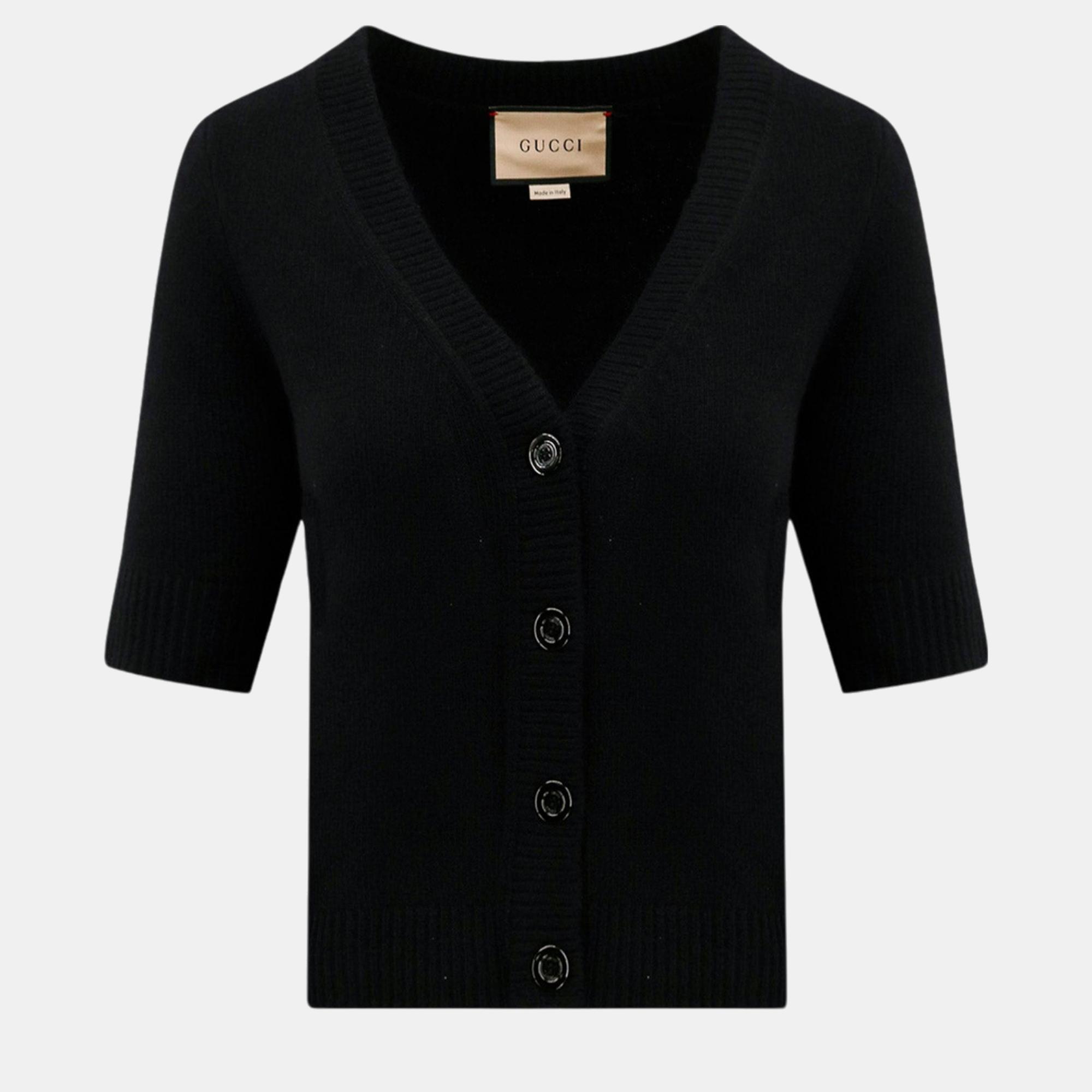 

Gucci Black Cardigan Knitwear