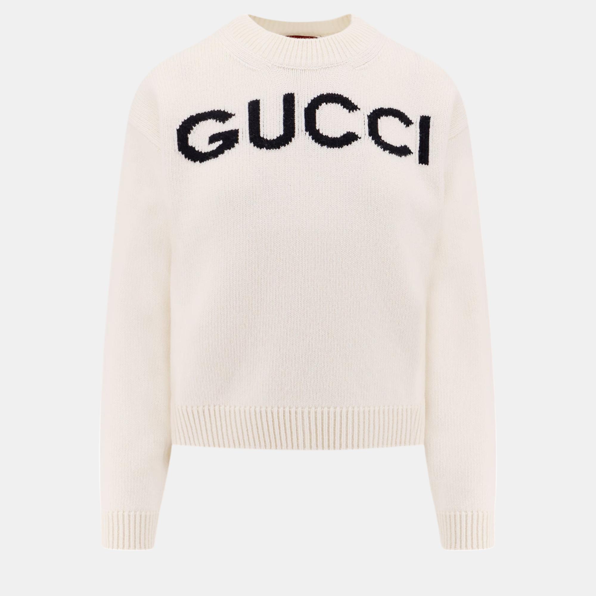 

Gucci White Sweater Knitwear