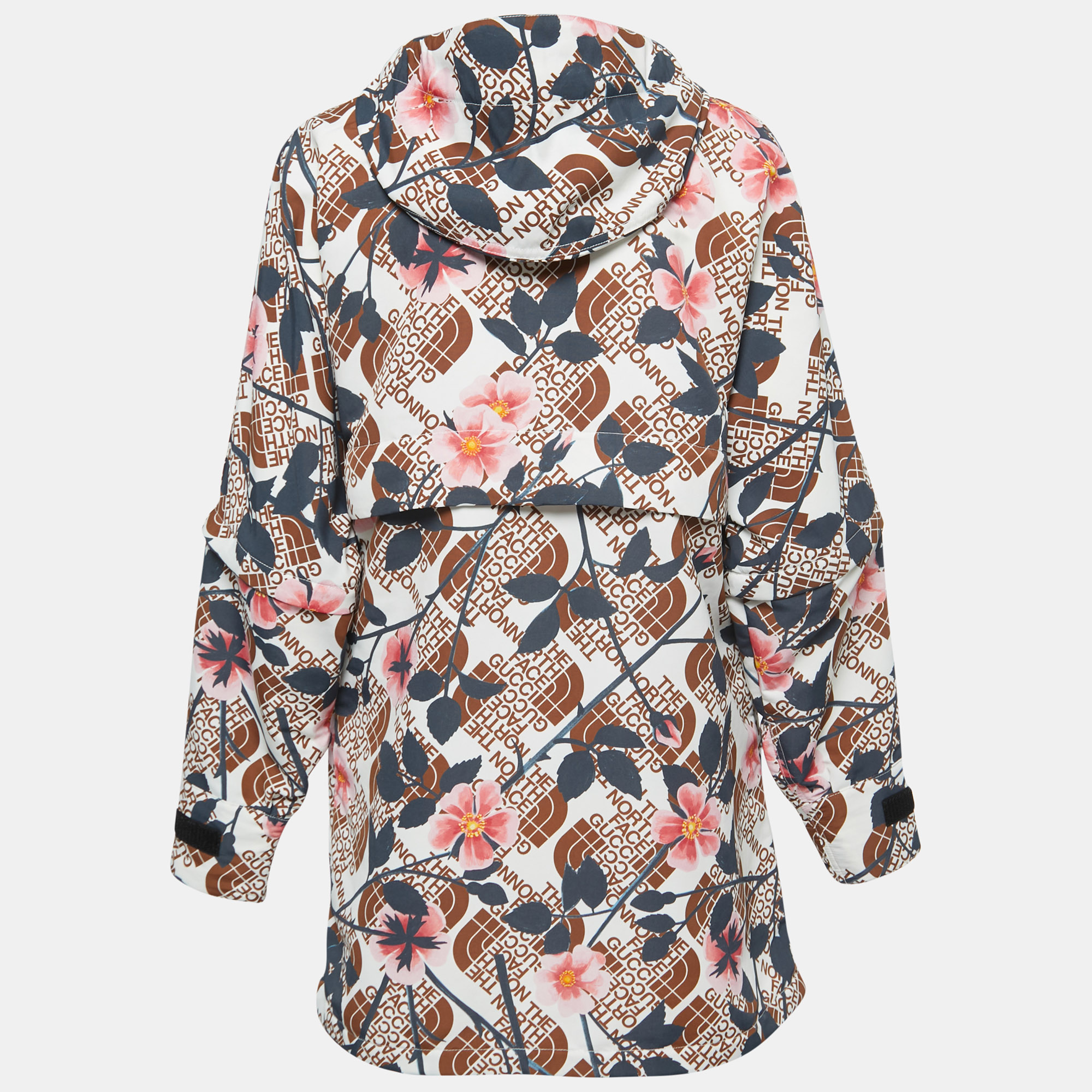 

Gucci X North Face Multicolor Floral Print Synthetic Hooded Jacket