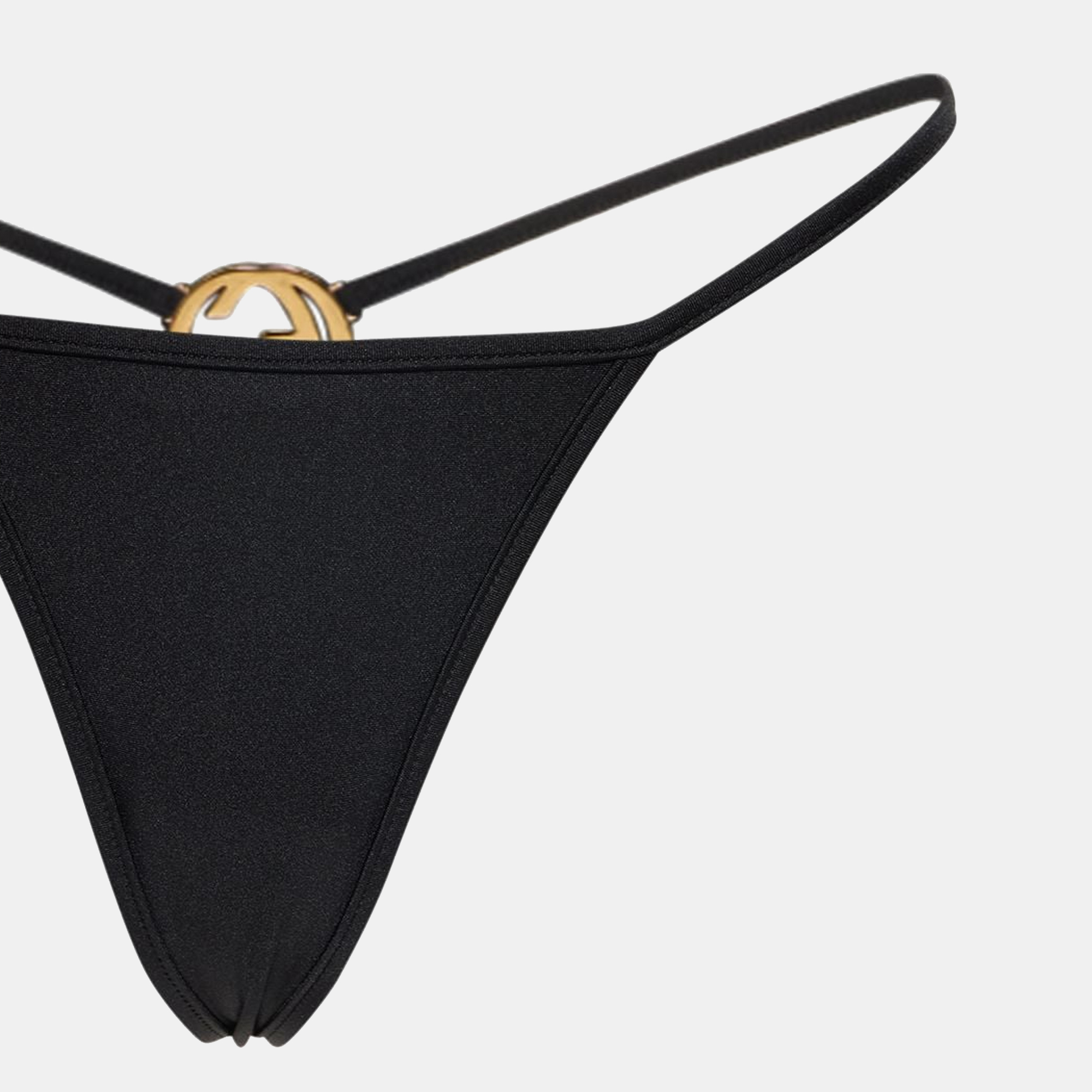 

Gucci Black Jersey Interlocking G Bikini Set