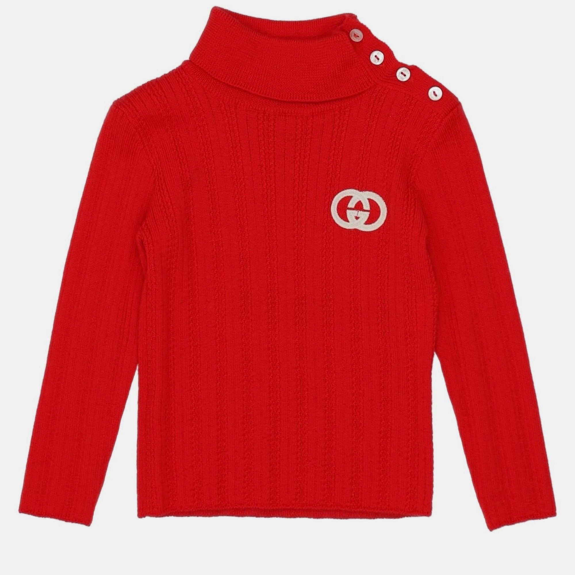 

Gucci Wool Turtleneck 6, Red