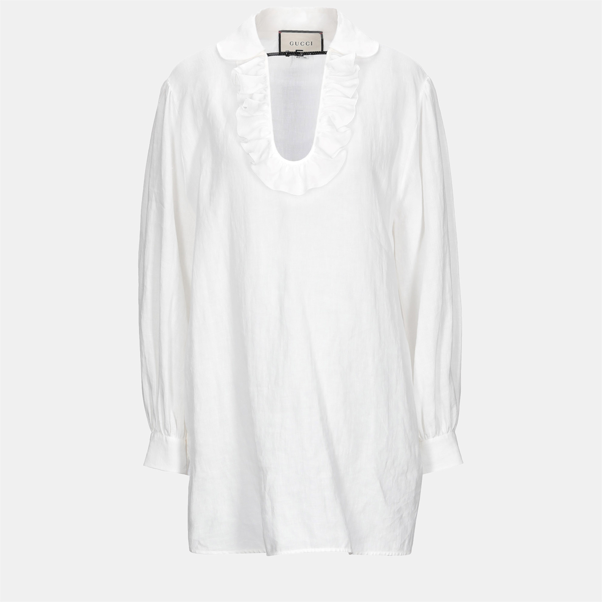

Gucci Linen Tops 42, White