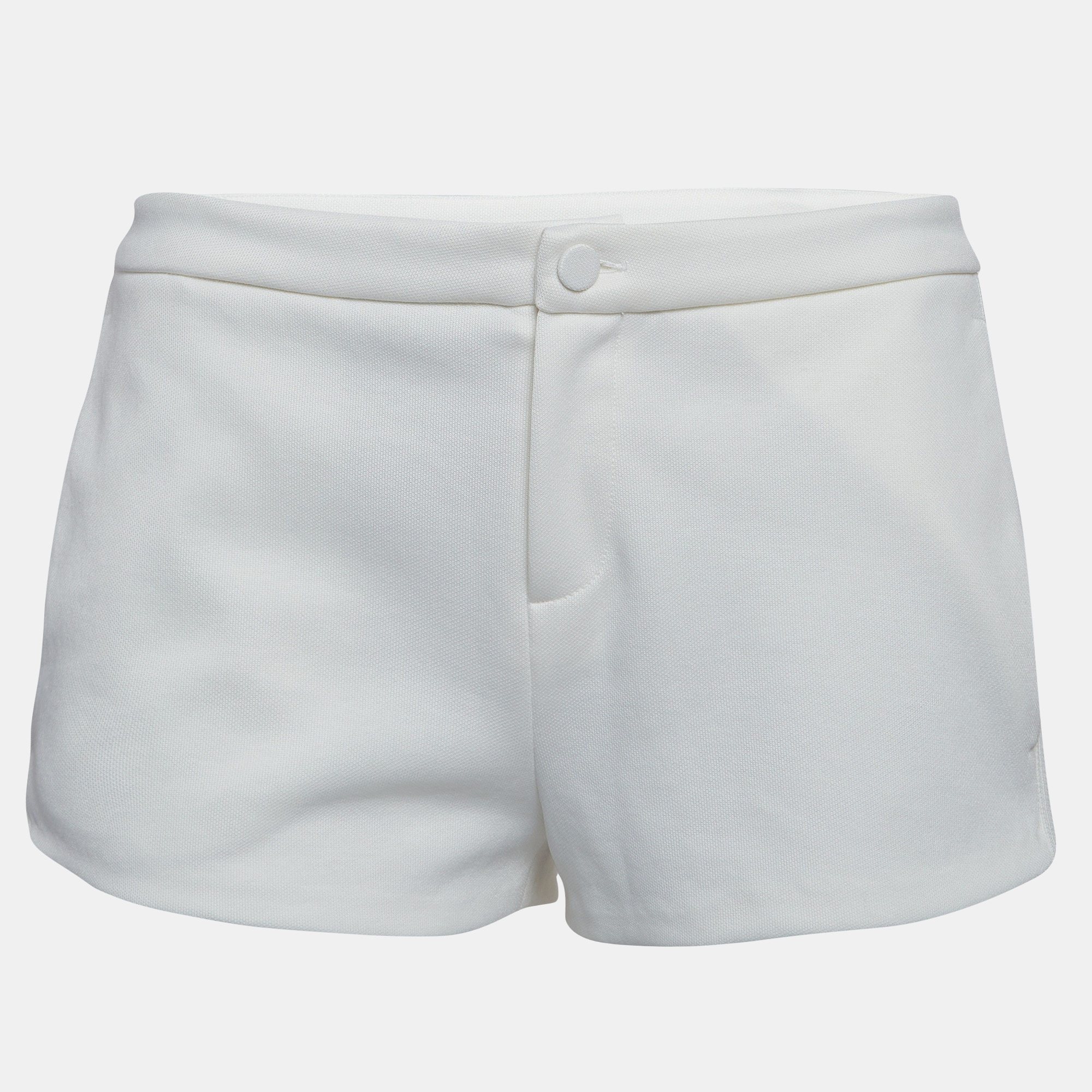 

Gucci White Contrast Side Stripe Cotton Blend Hot Pants