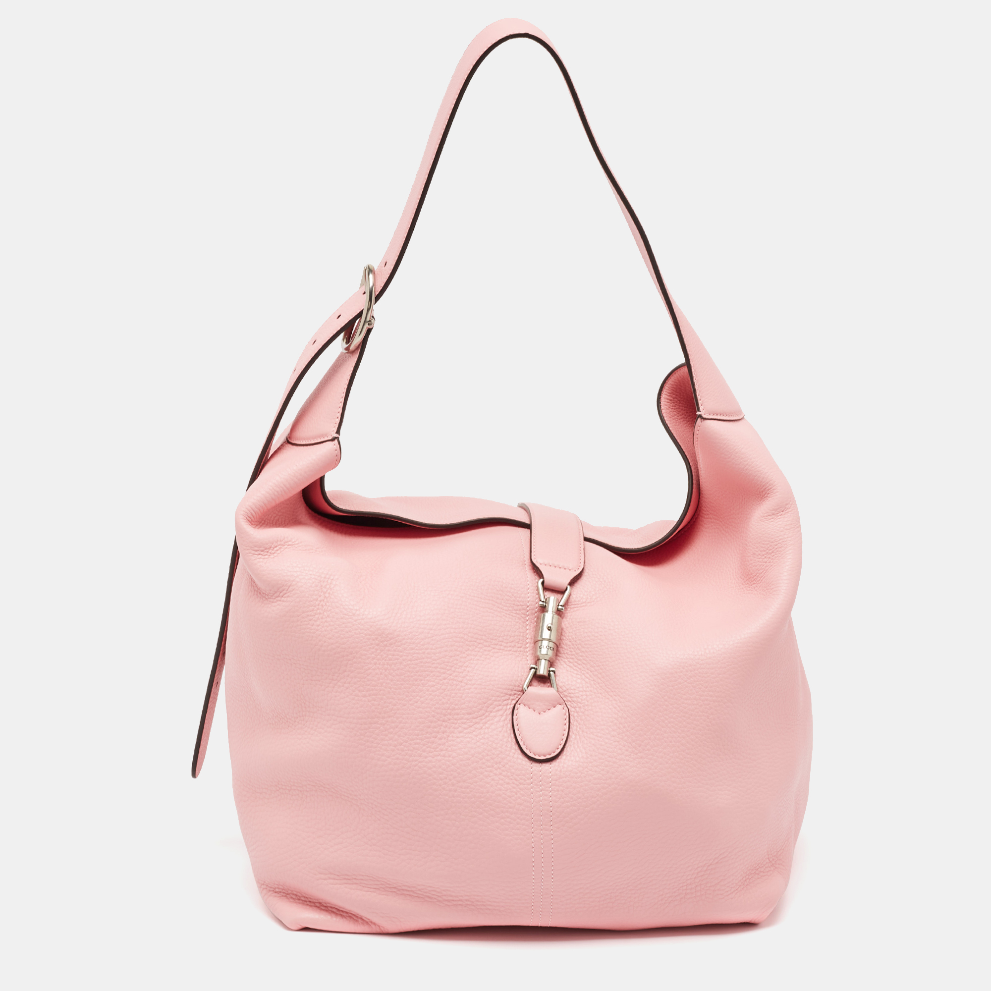 

Gucci Pink Leather Medium Jackie 1961 Shoulder Bag