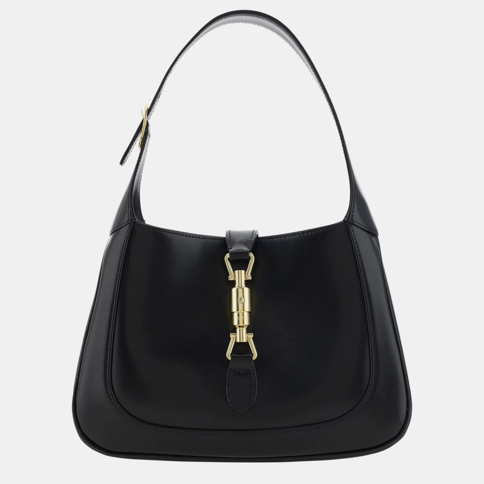 

Gucci Black Leather Jackie 1961 Hobo Bag