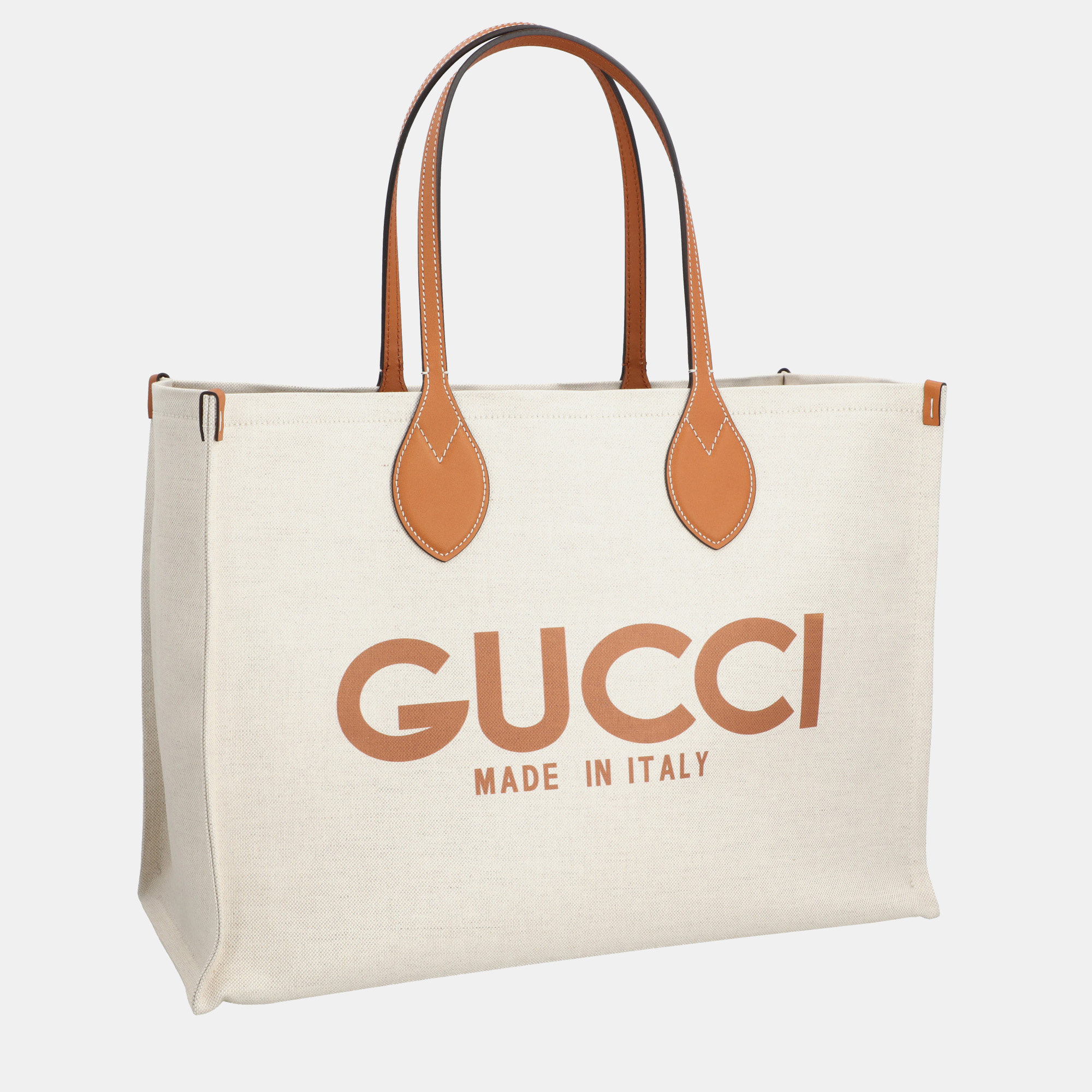 Gucci Print Beige Tote Bag 