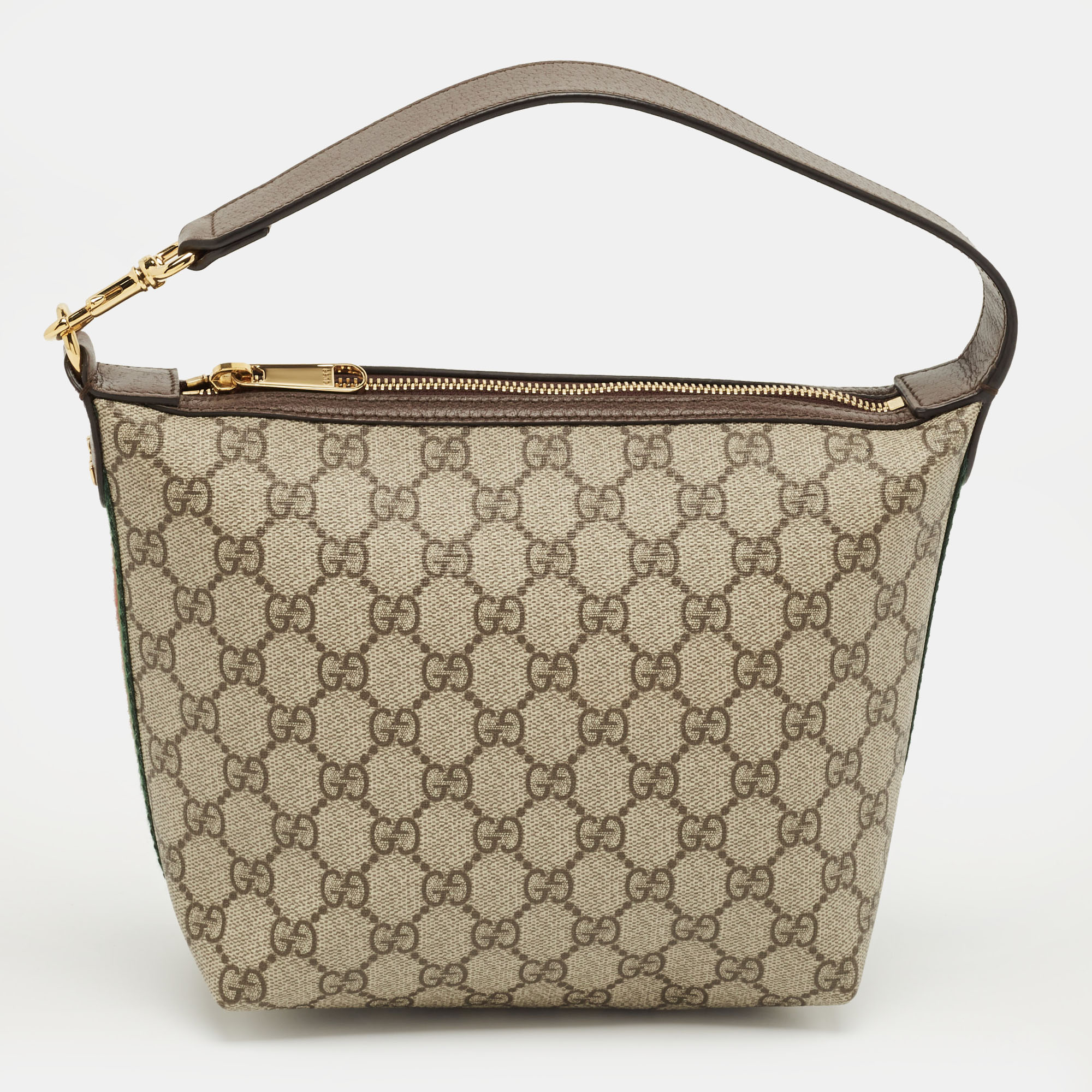 

Gucci Beige/Brown GG Supreme Canvas and Leather Ophidia Bag