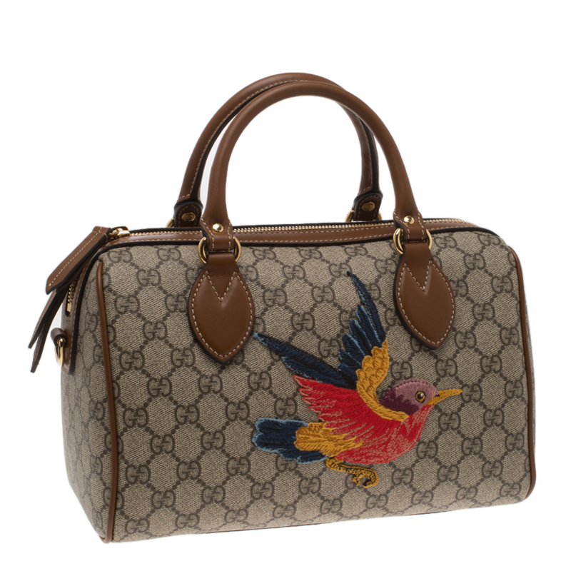 gucci bag with bird design