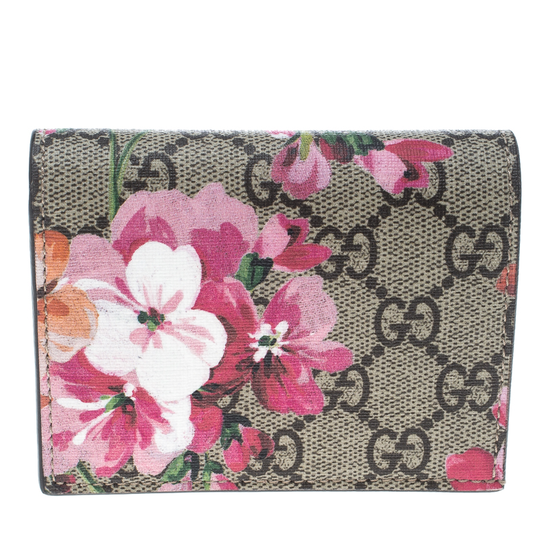 gucci gg blooms card case