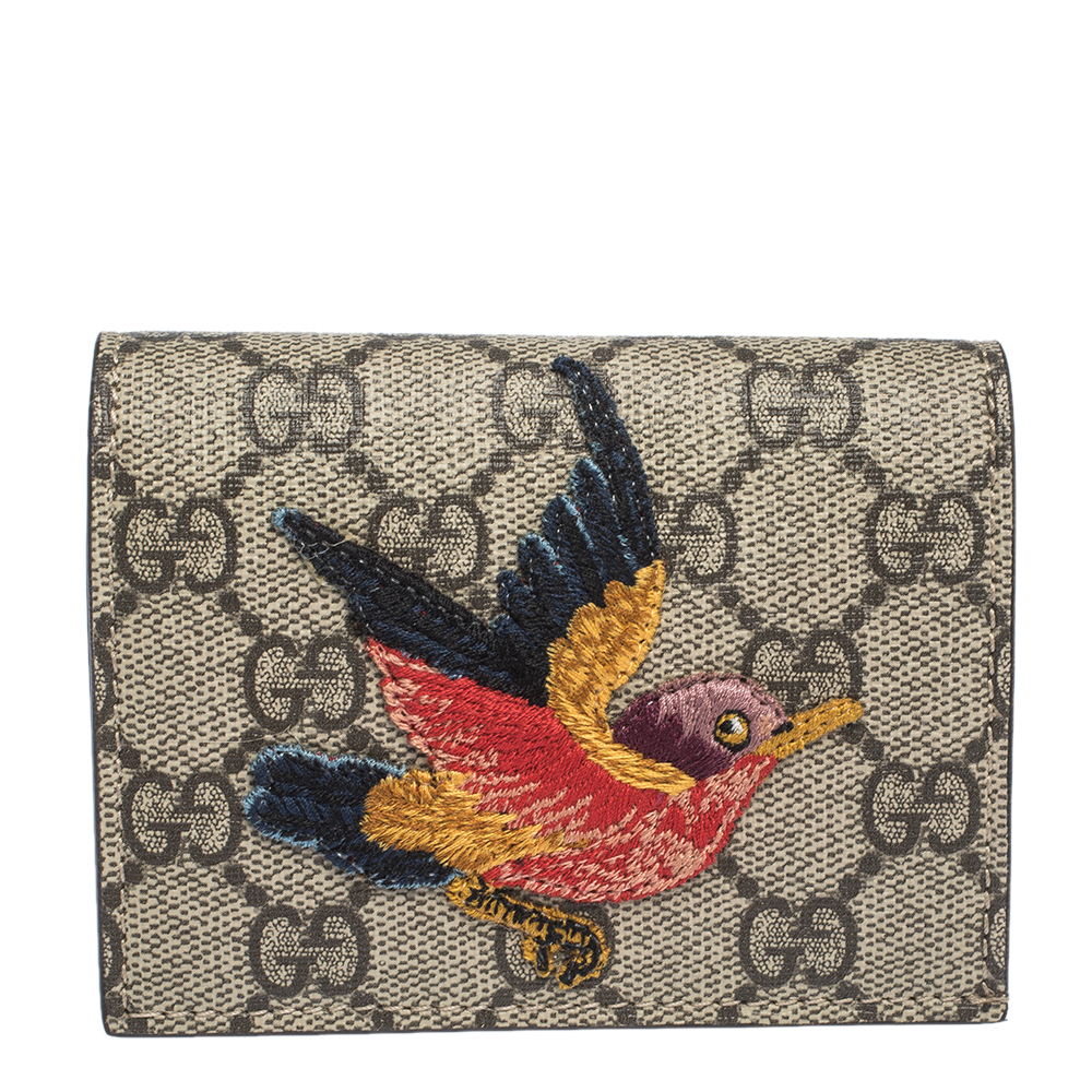 gucci wallet bird
