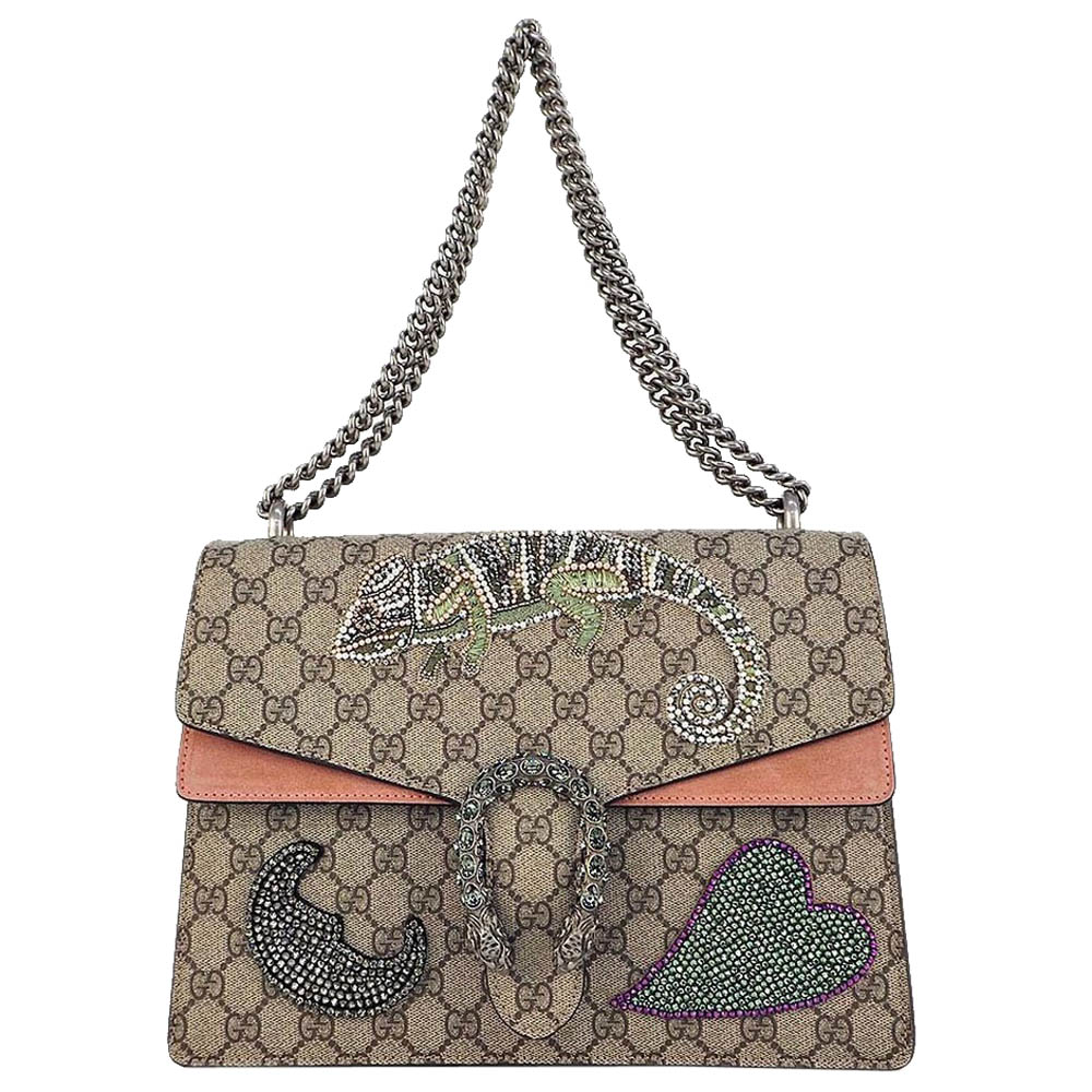 gucci bag with rhinestones