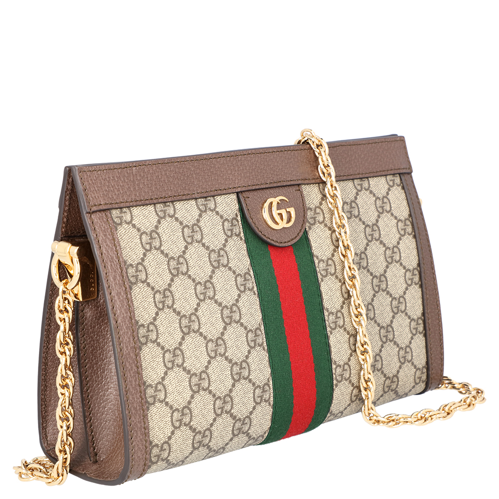 

Gucci Beige/Brown GG Canvas Ophidia  Shoulder Bag