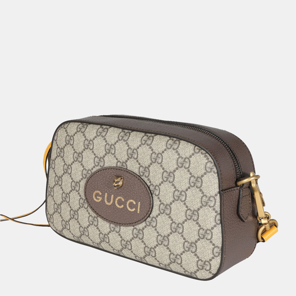 

Gucci Brown/Beige Canvas GG Supreme Neo Vintage Messenger Bag
