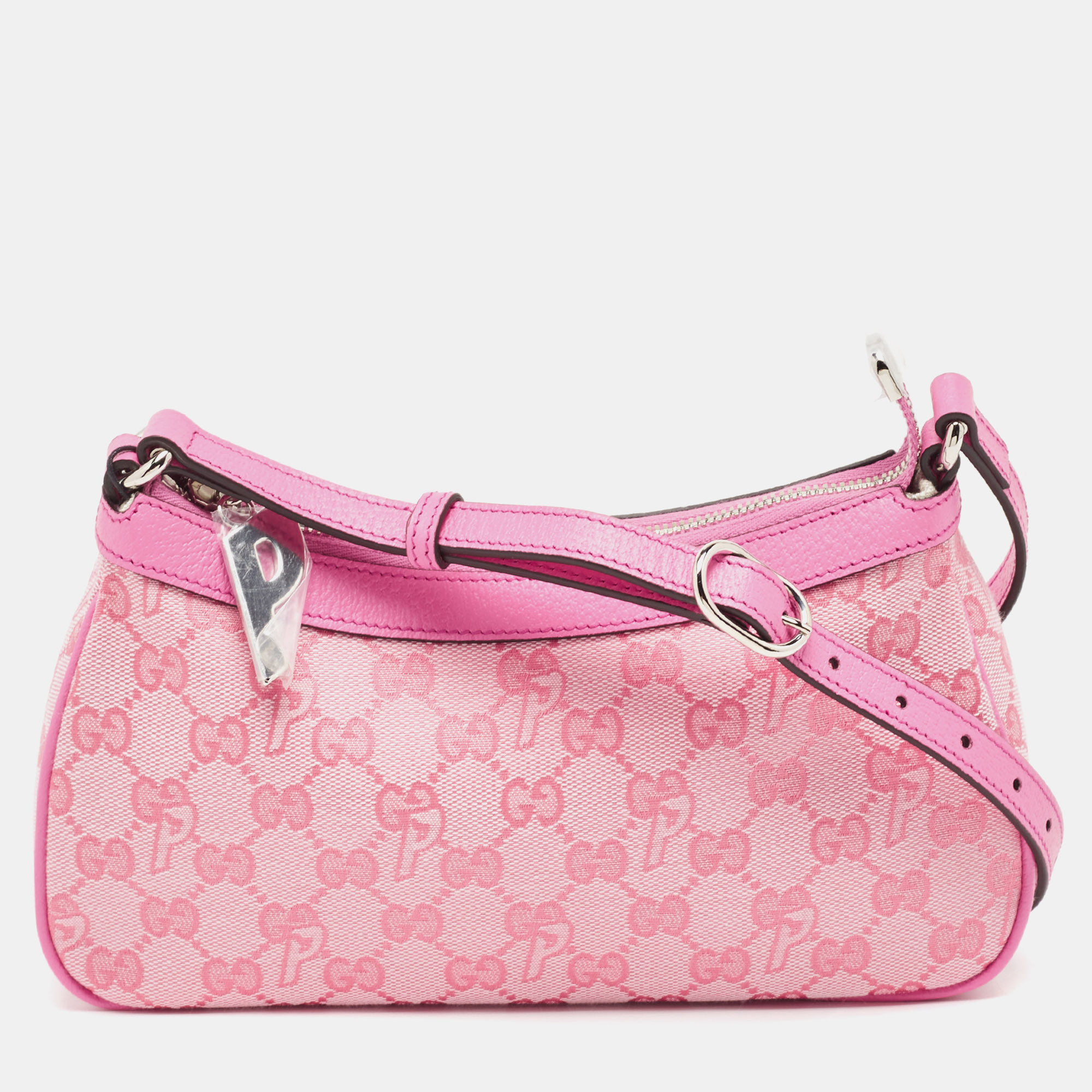 

Gucci x Palace Pink GG-P Canvas Half-Moon Mini Bag