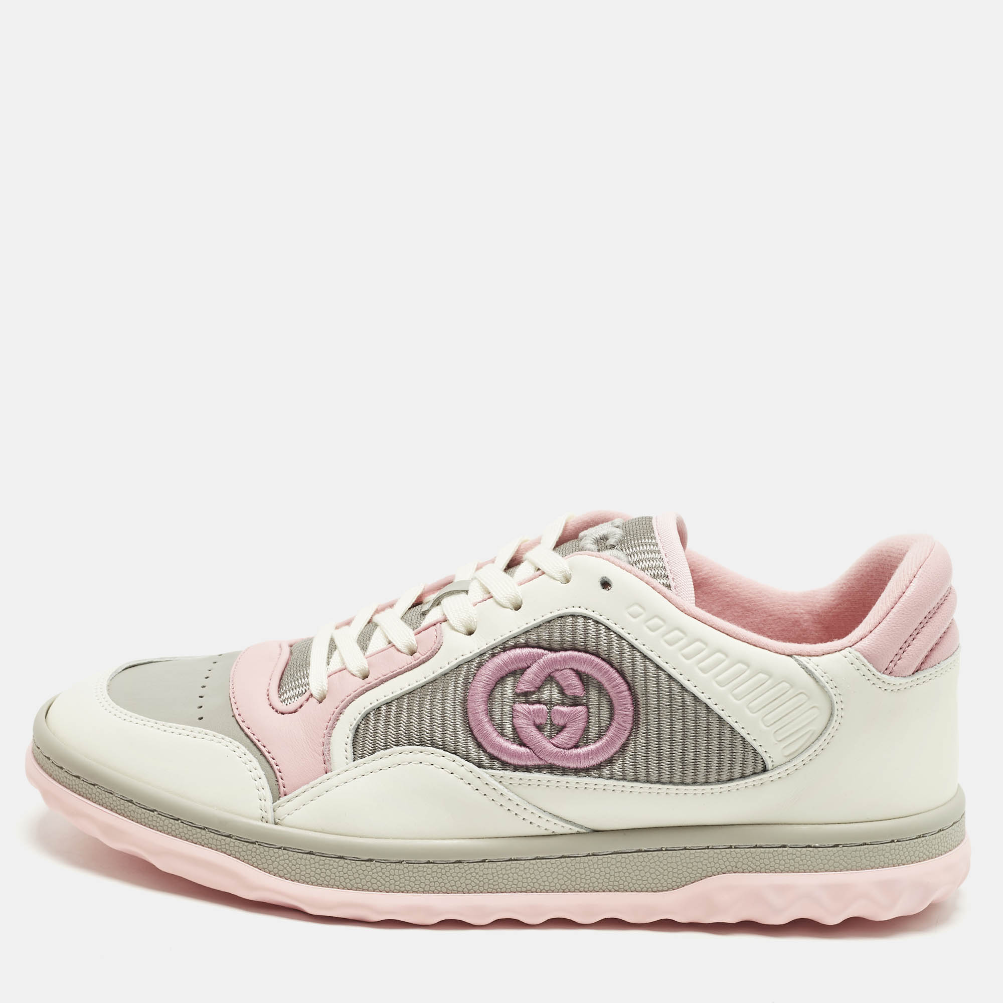 

Gucci Mac80 Size  Multicolor Leather and Fabric Low Top Sneakers