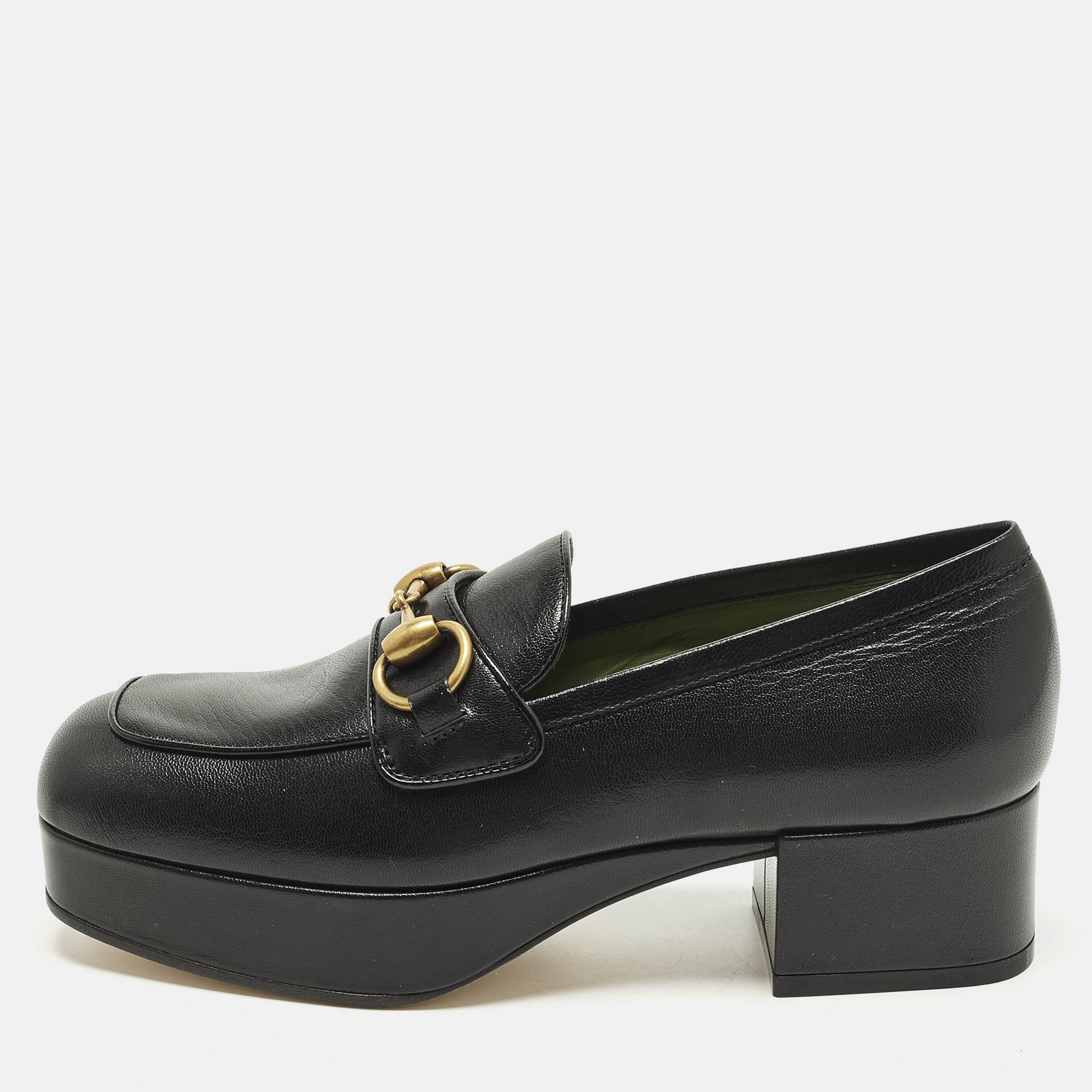 

Gucci Horsebit Size Black Leather Loafers