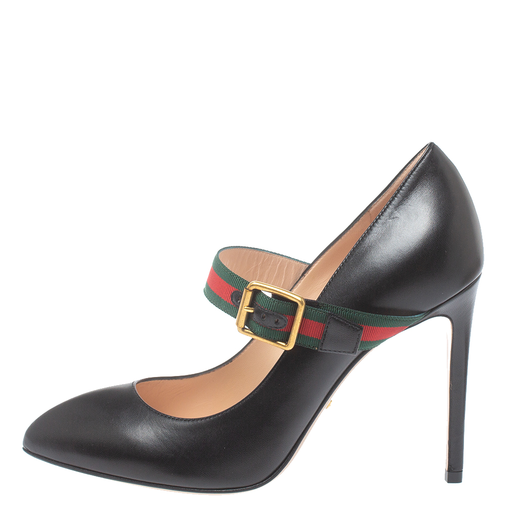 gucci sylvie pump black