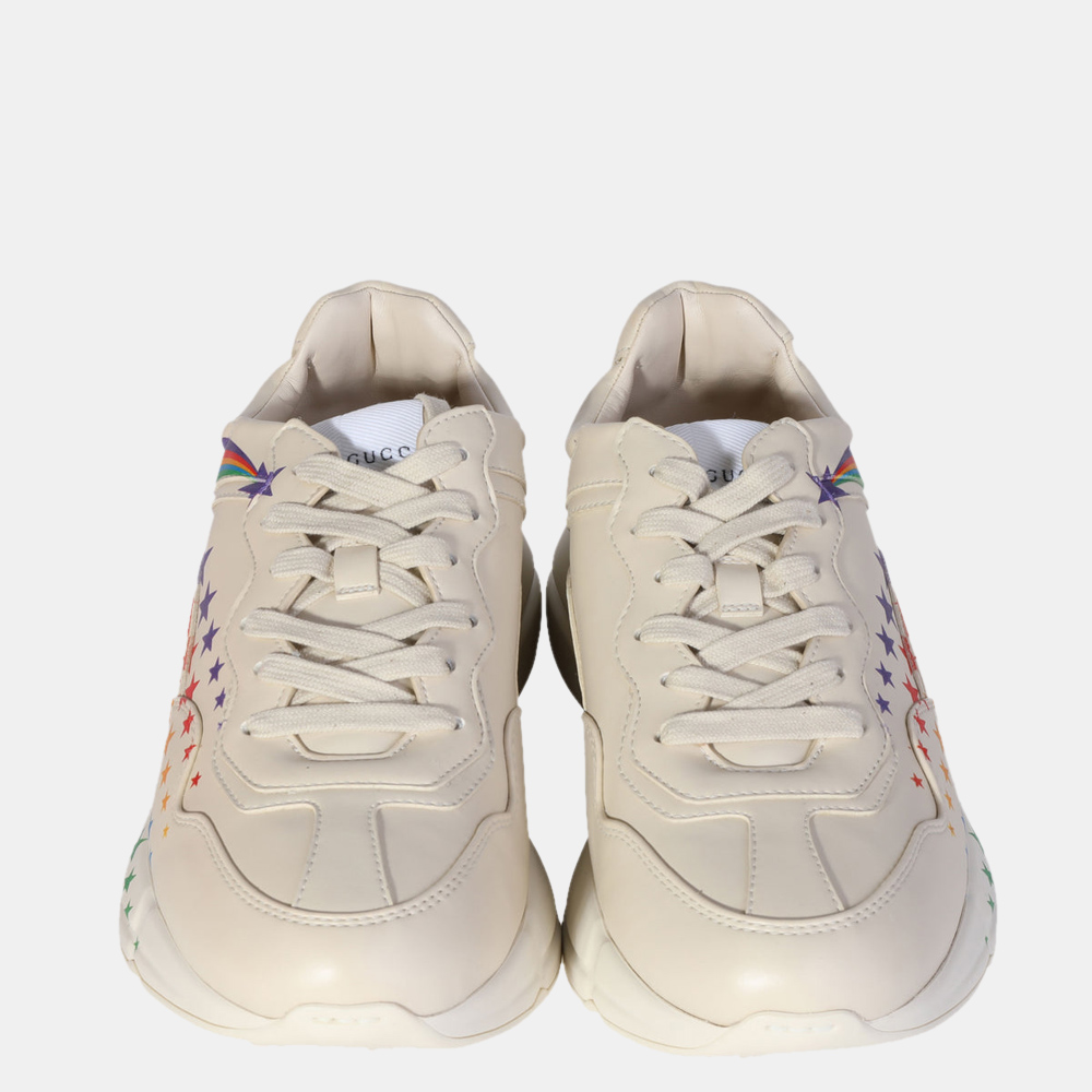 

Gucci White Rhyton Rainbow Stars Low Top Sneaker Size EU, Multicolor