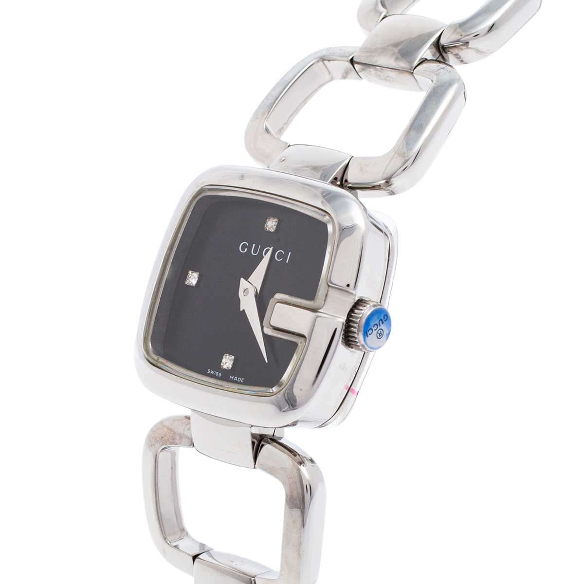 

Gucci Black Stainless Steel G-Gucci YA125406 Women's Wristwatch