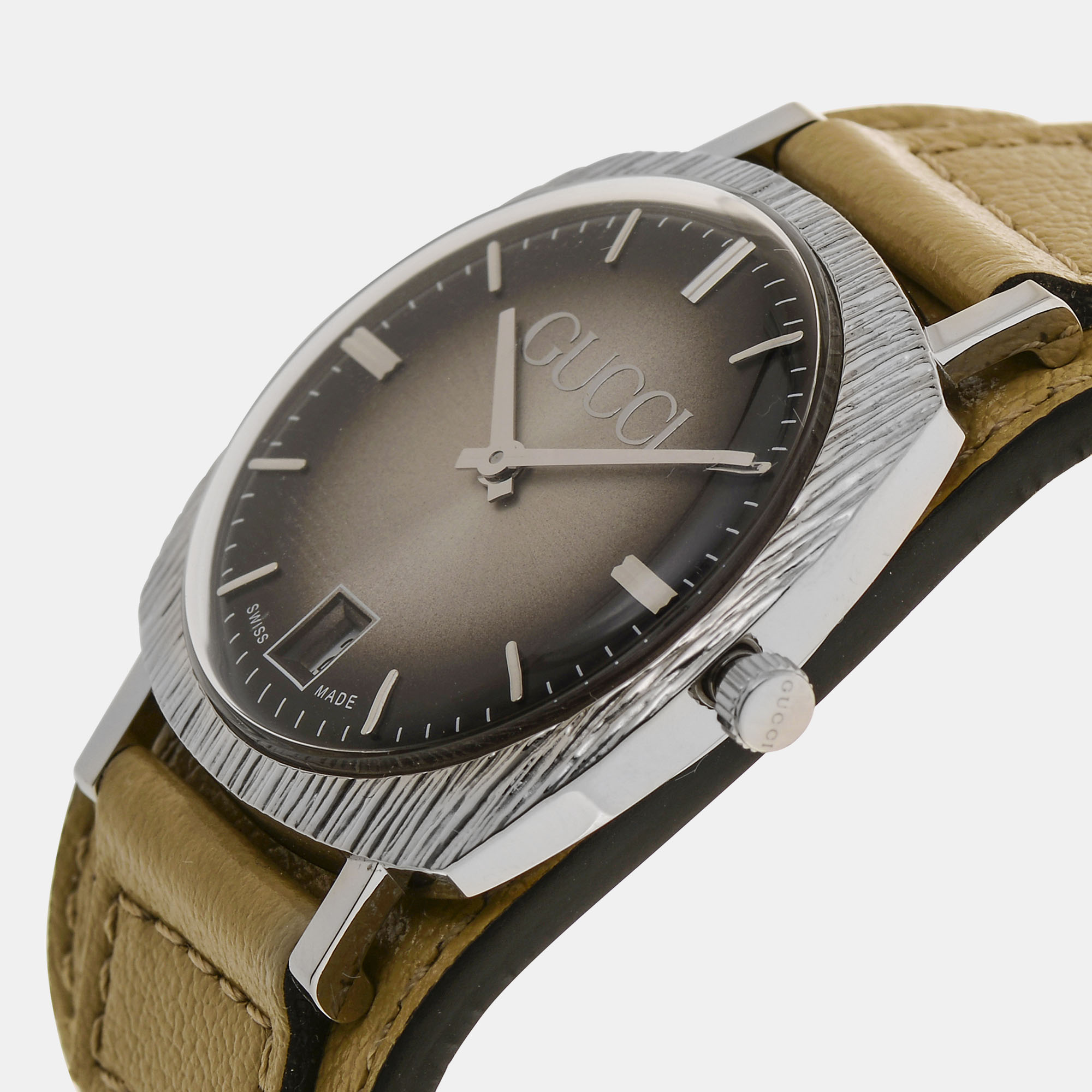 

Gucci Light Stainless Steel Quartz Women's Watch, Grey