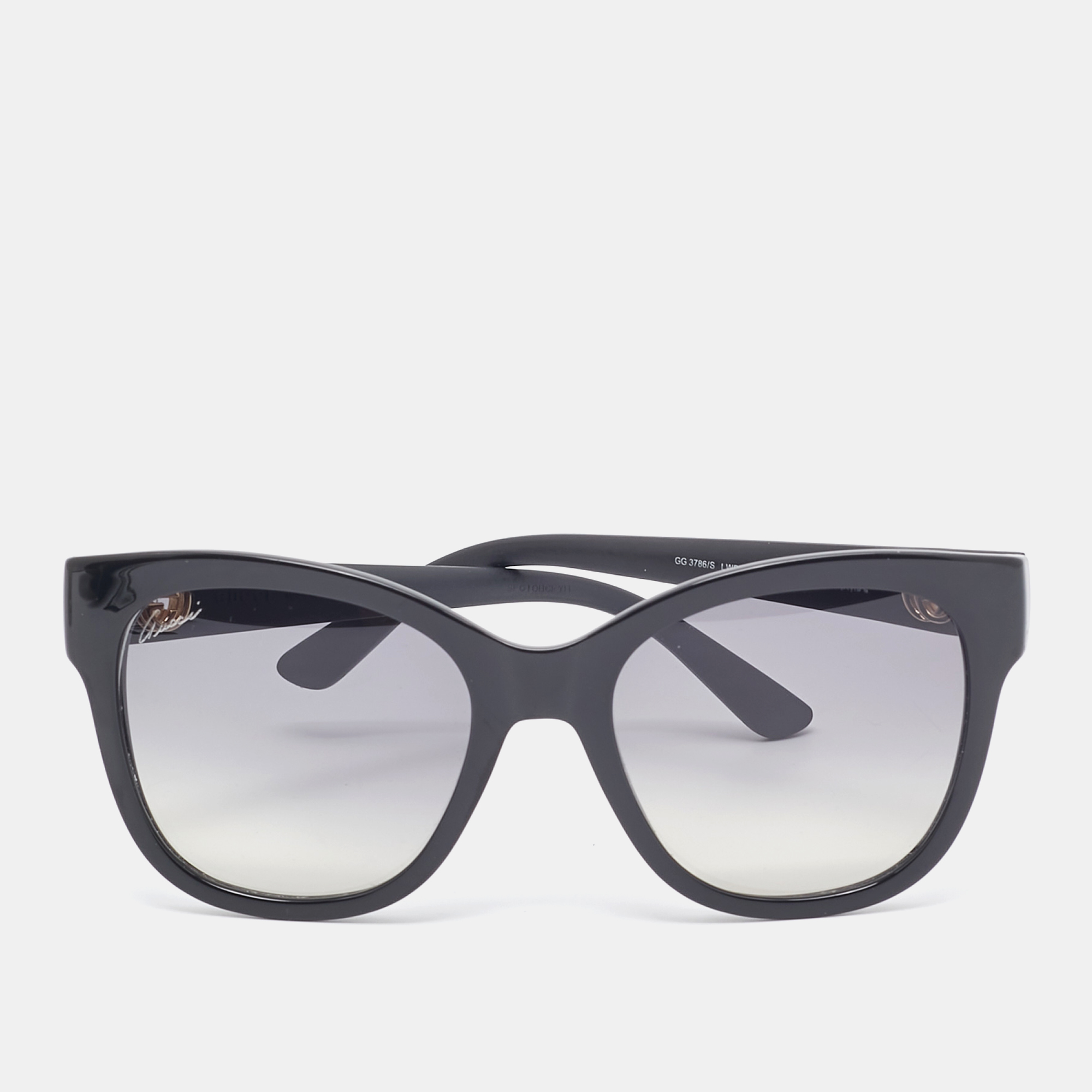 

Gucci Black Gradient GG 3786/S Diamante Square Sunglasses