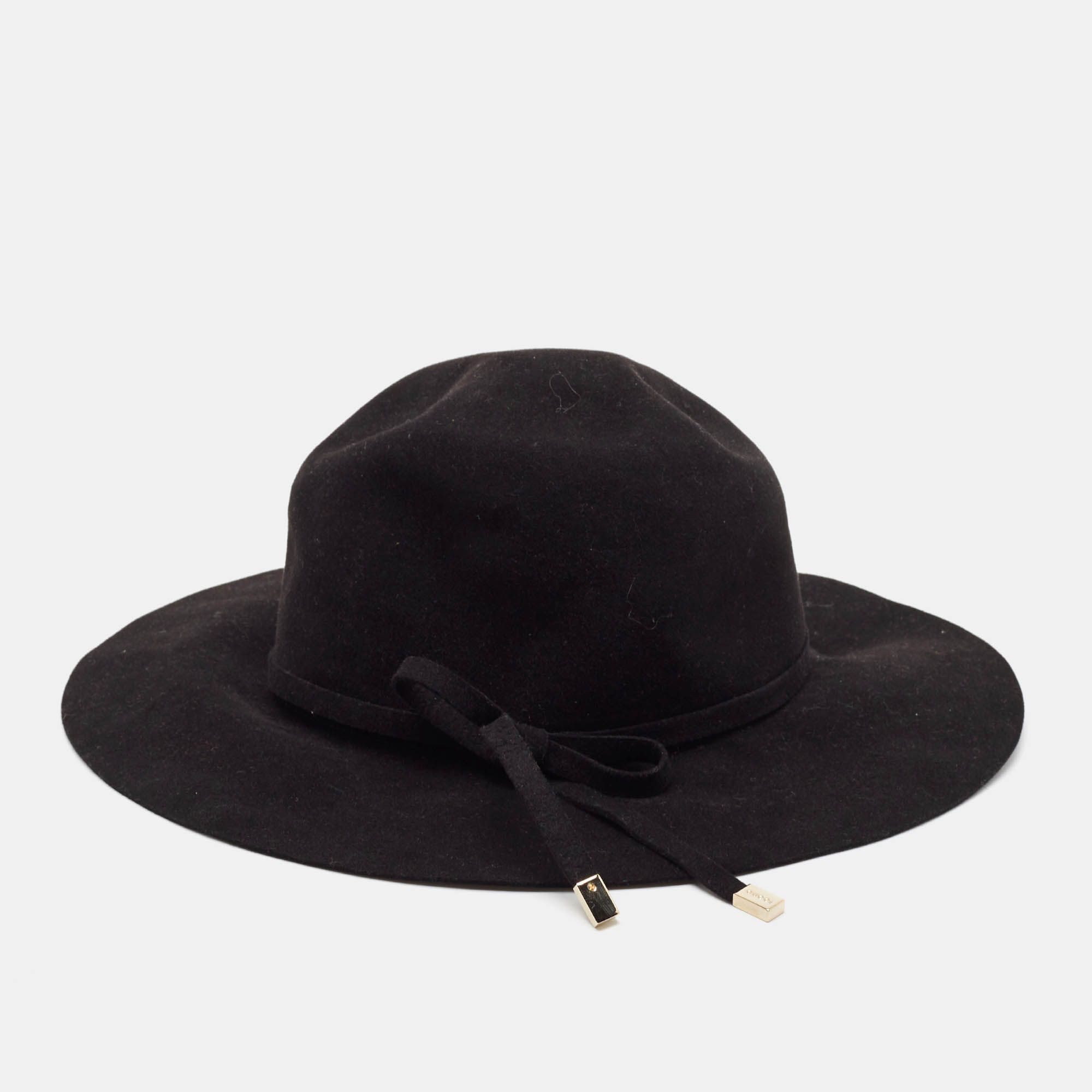 

Gucci Black Rabbit Felt Wide Brim Hat