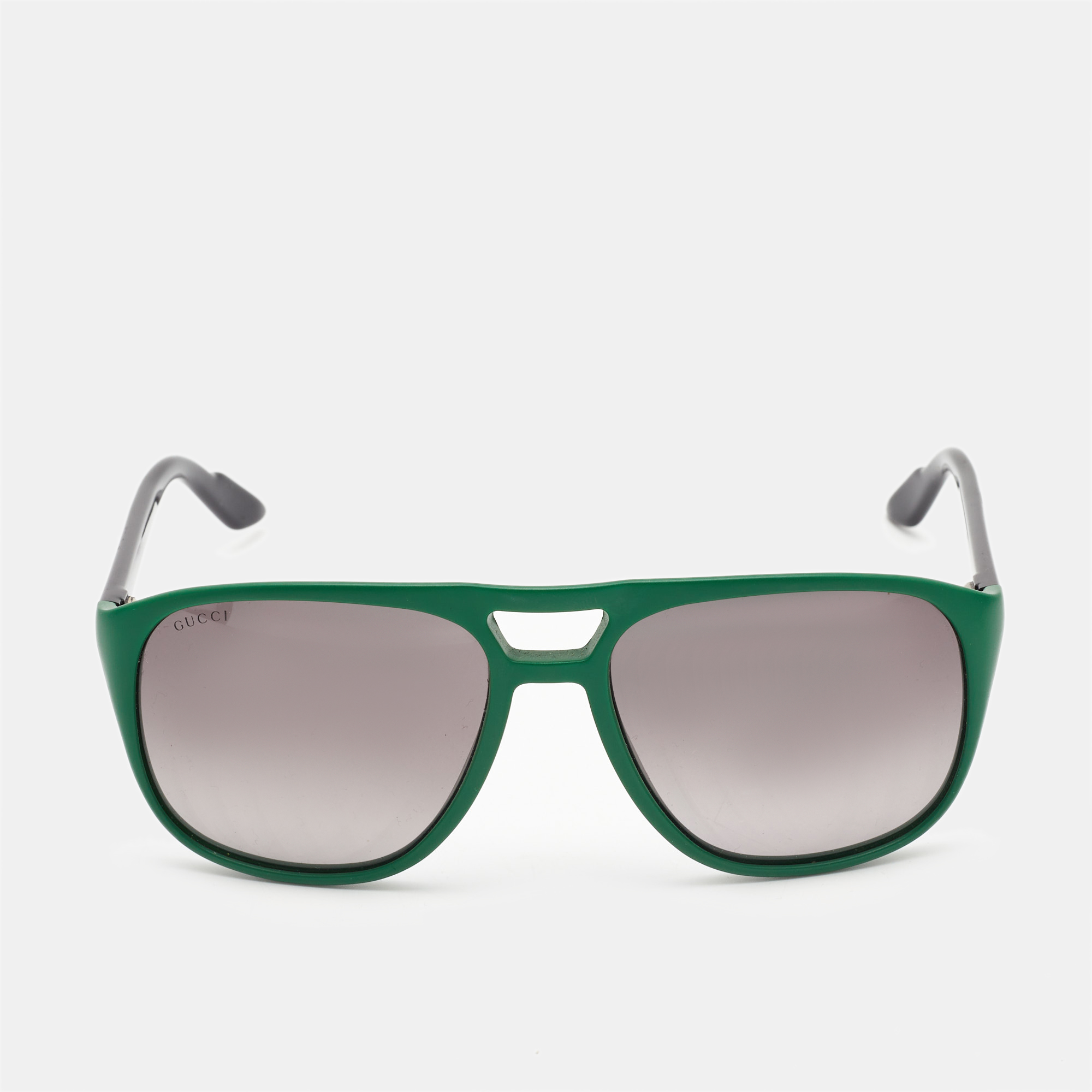 

Gucci Green/Grey Gradient GG1018/S Web Aviator Sunglasses