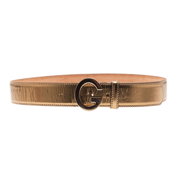 bronze gucci belt