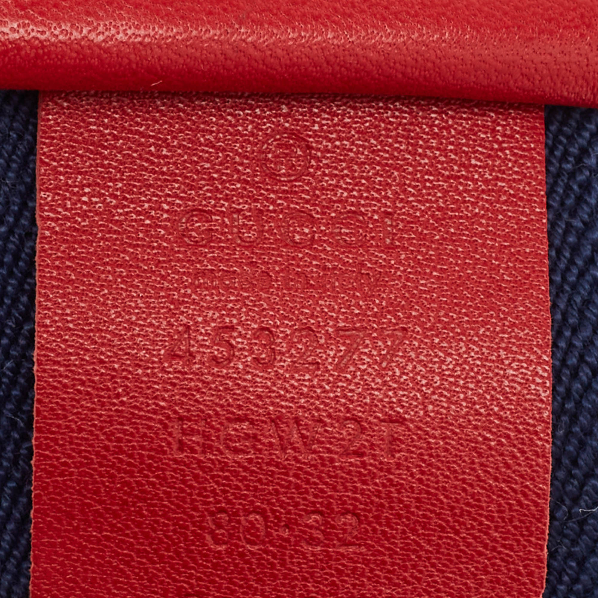 Gucci Multicolor Web Canvas Queen Margaret Bee Belt 80CM 