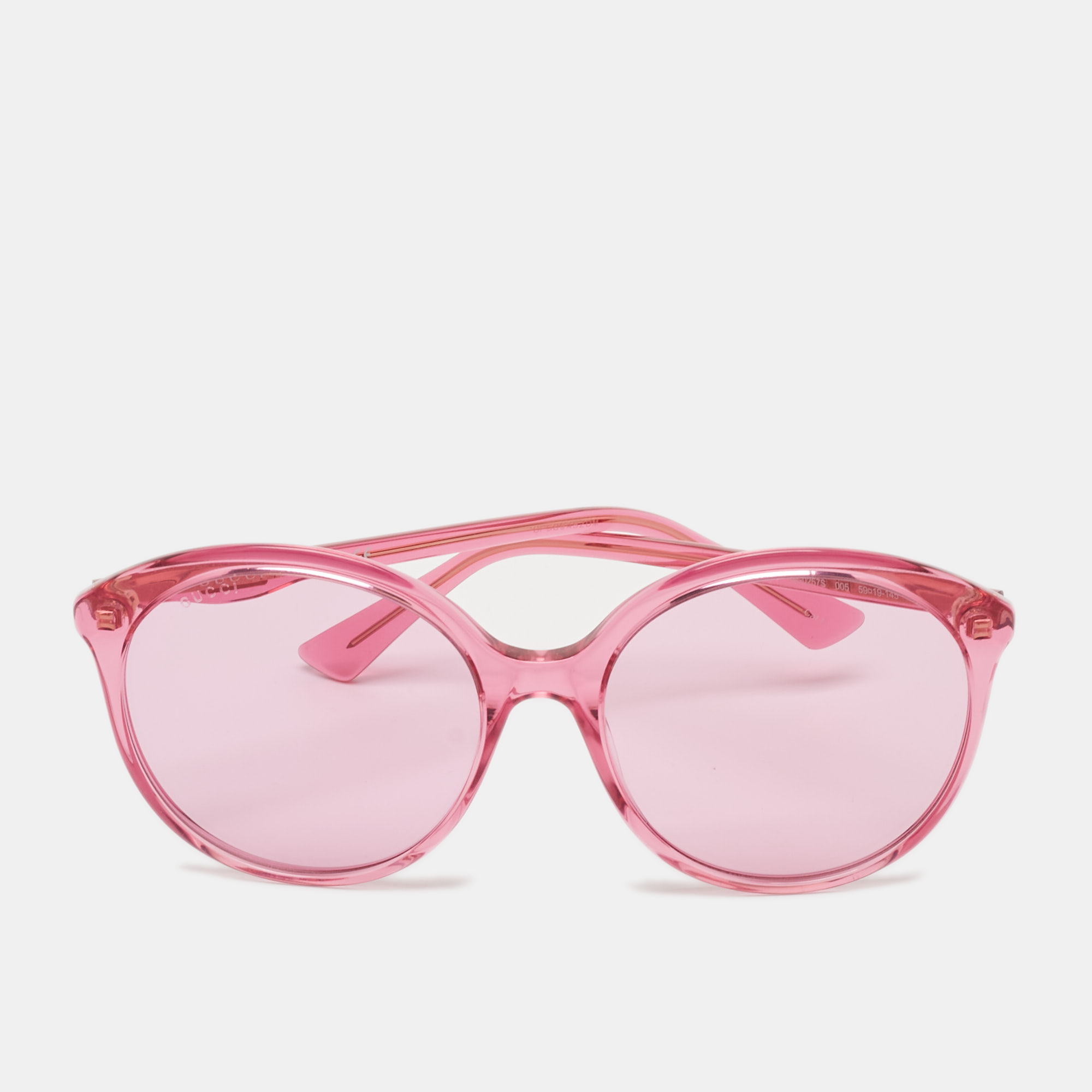 

Gucci Pink GG0257S Frame Oversized Sunglasses