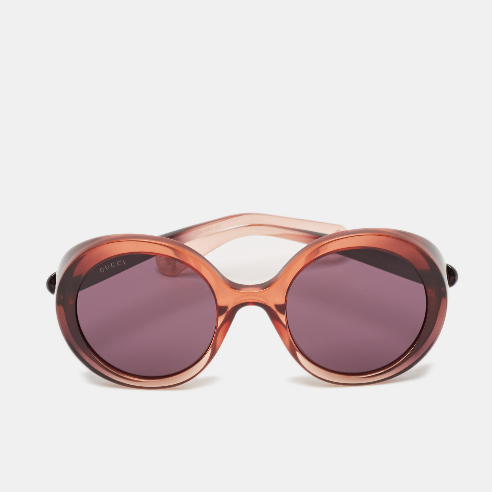 

Gucci Brown/Purple GG0367S Frame Round Sunglasses