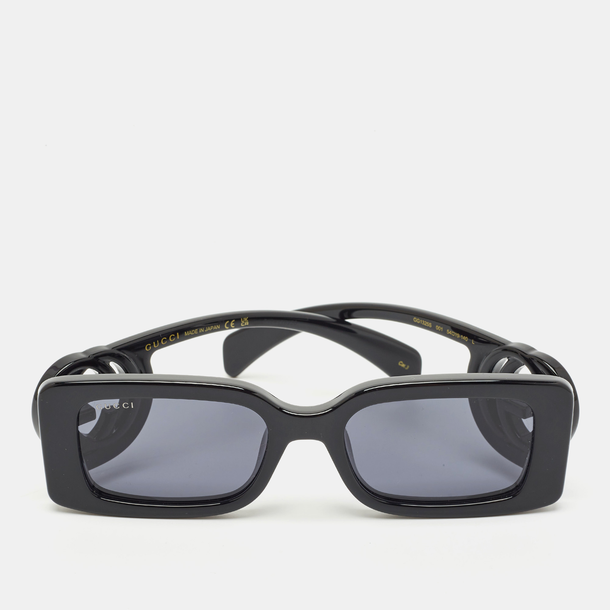 

Gucci Black GG1325S Frame Rectangular Sunglasses