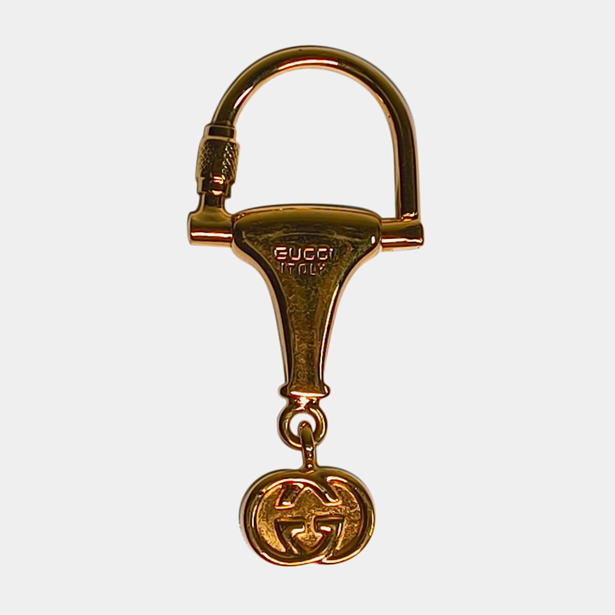 

Gucci Vintage Horsebit Keychain, Gold