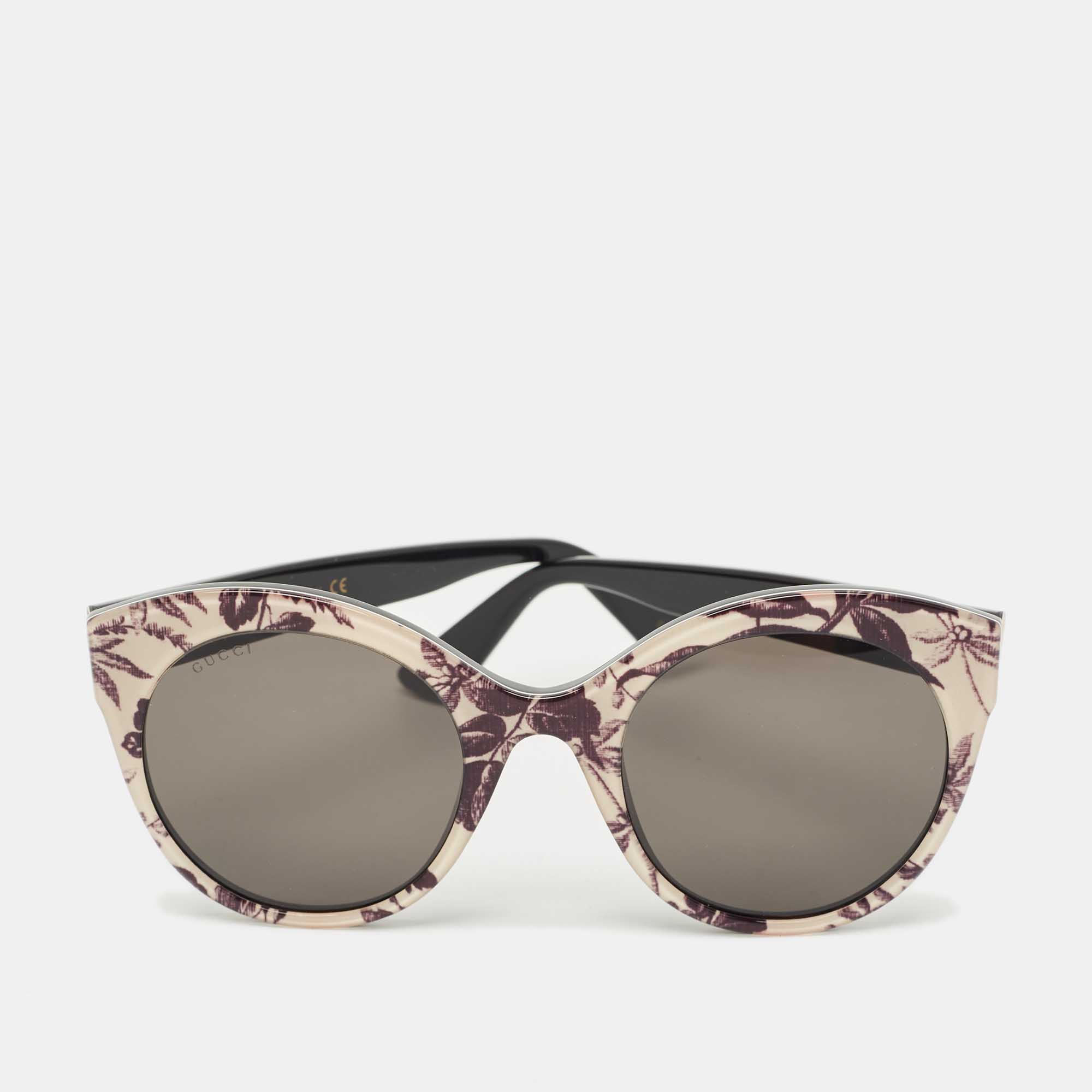 

Gucci Black GG0028S Printed Cat Eye Sunglasses