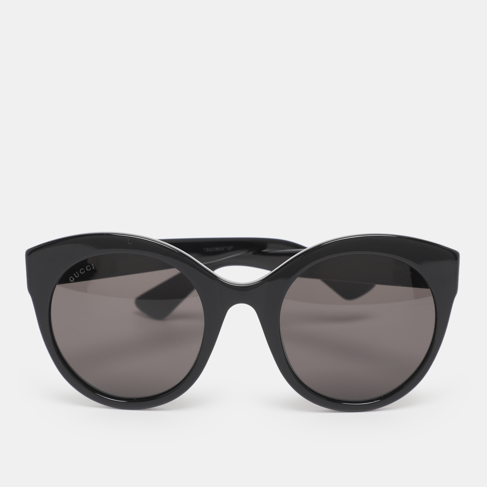 

Gucci Black Acetate GG0028S Round Sunglasses