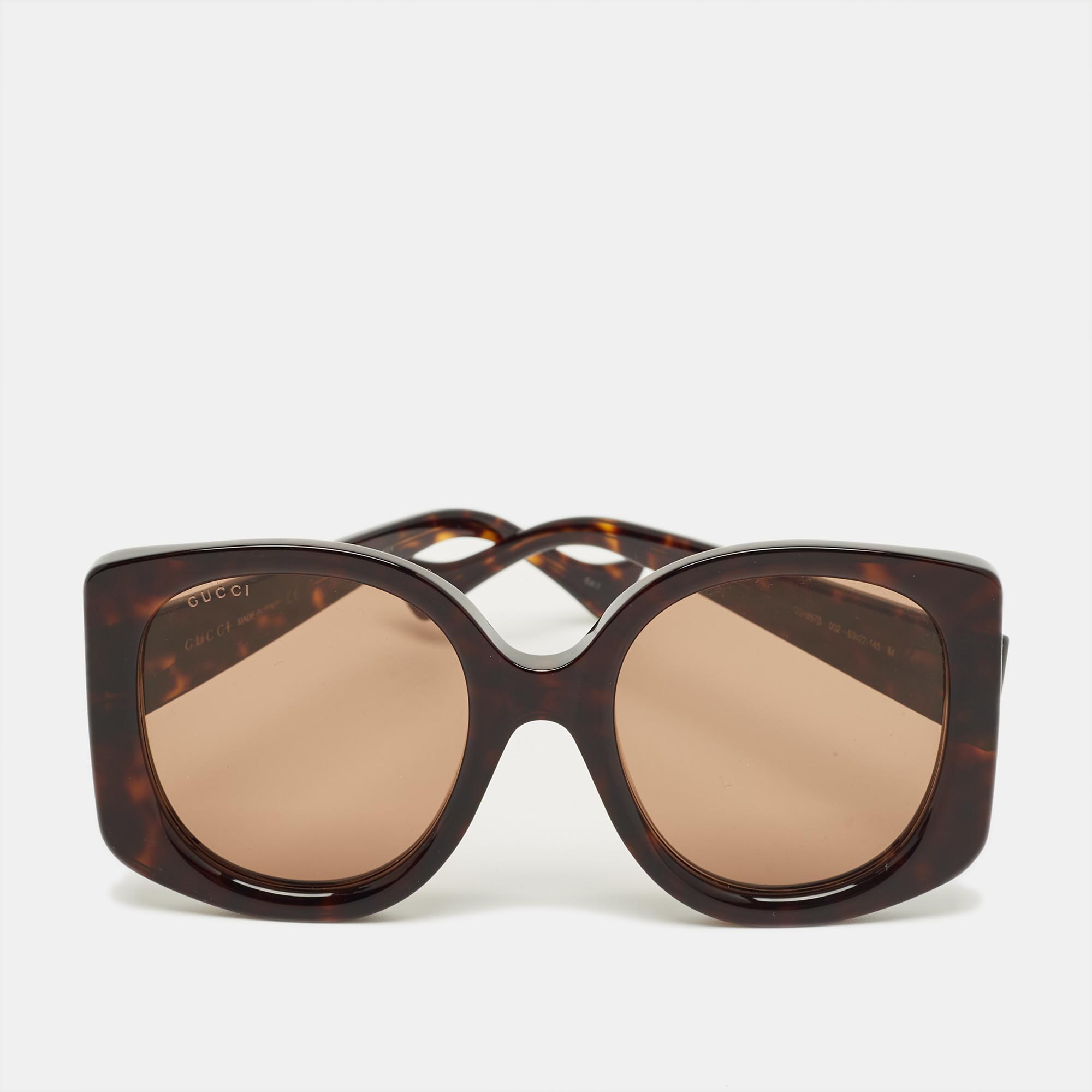 

Gucci Brown Gradient GG1257S Interlocking G Oversized Sunglasses