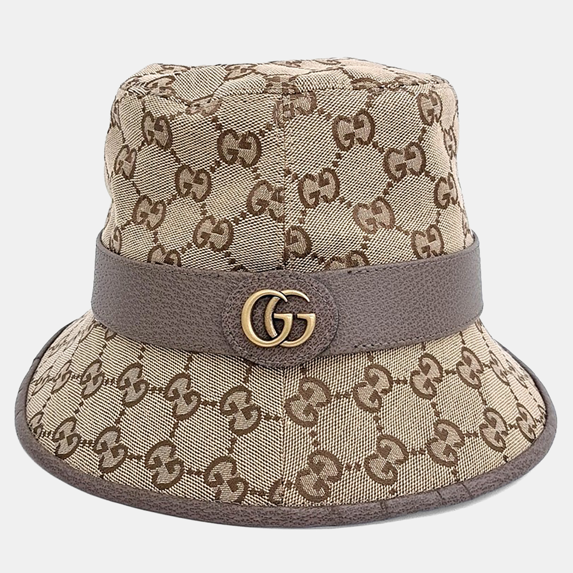 

Gucci Cotton Gg Bucket Hat, Beige