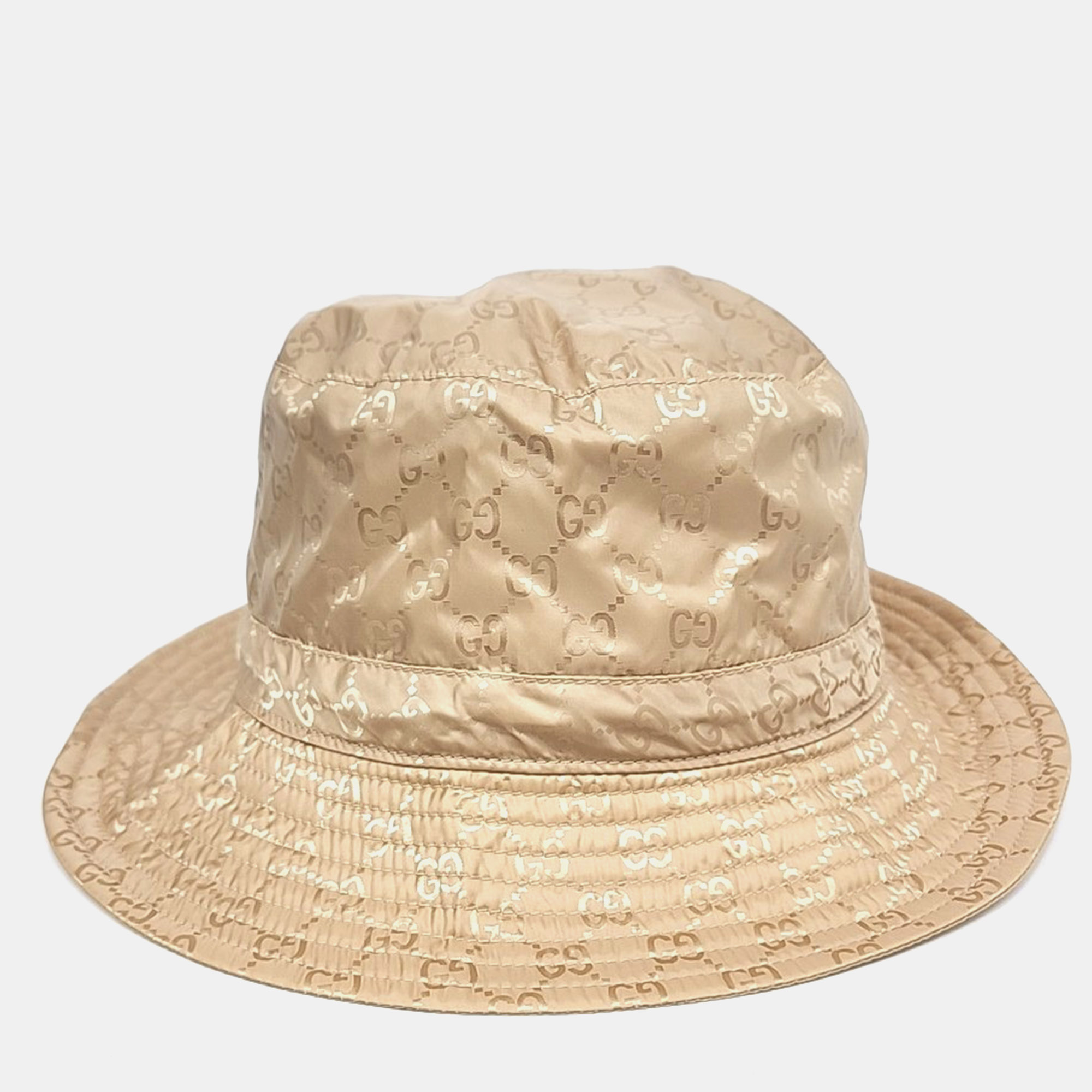 Gucci Beige Polyamide reversible hat