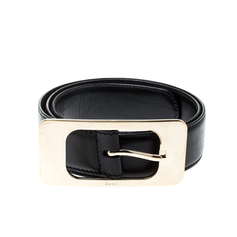 

Gucci Black Leather Belt