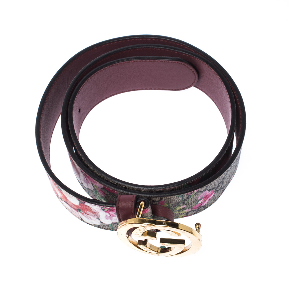 Gucci GG Supreme Belt with G Buckle in Multicolor Canvas Multiple colors  Cloth ref.557649 - Joli Closet