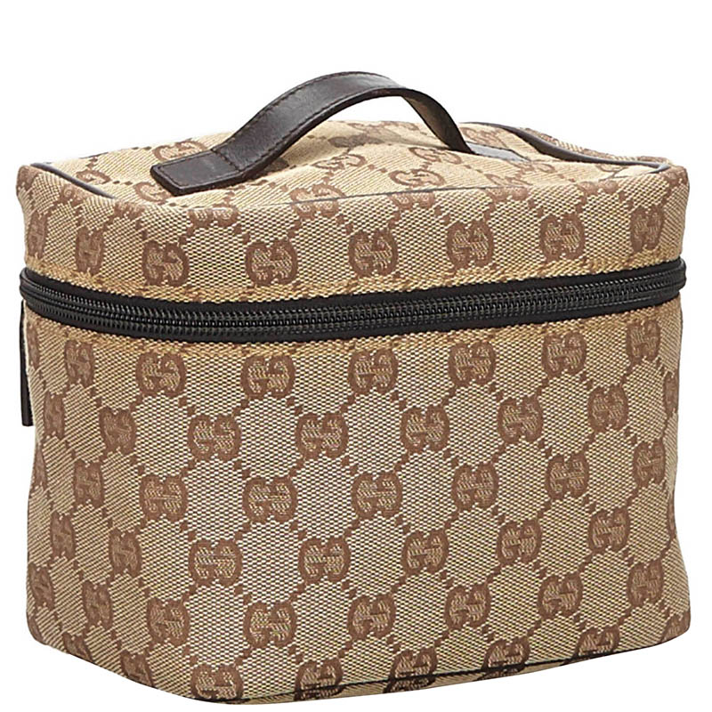 

Gucci Brown GG Canvas Vanity Bag