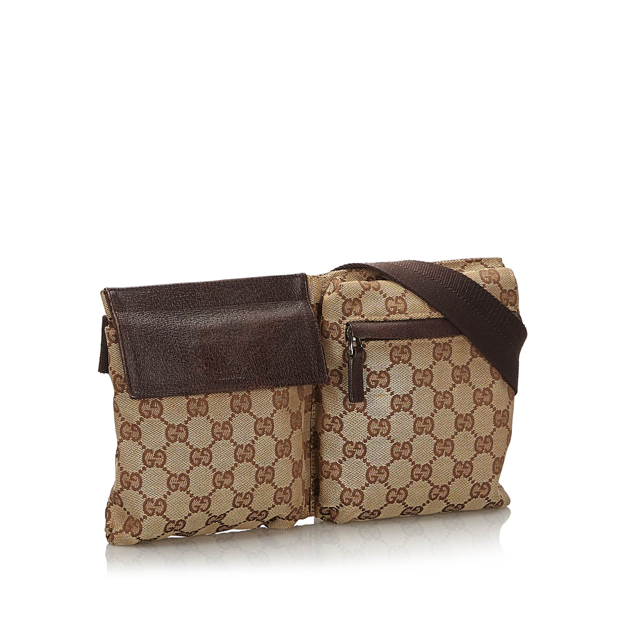

Gucci Brown GG Canvas Belt Bag
