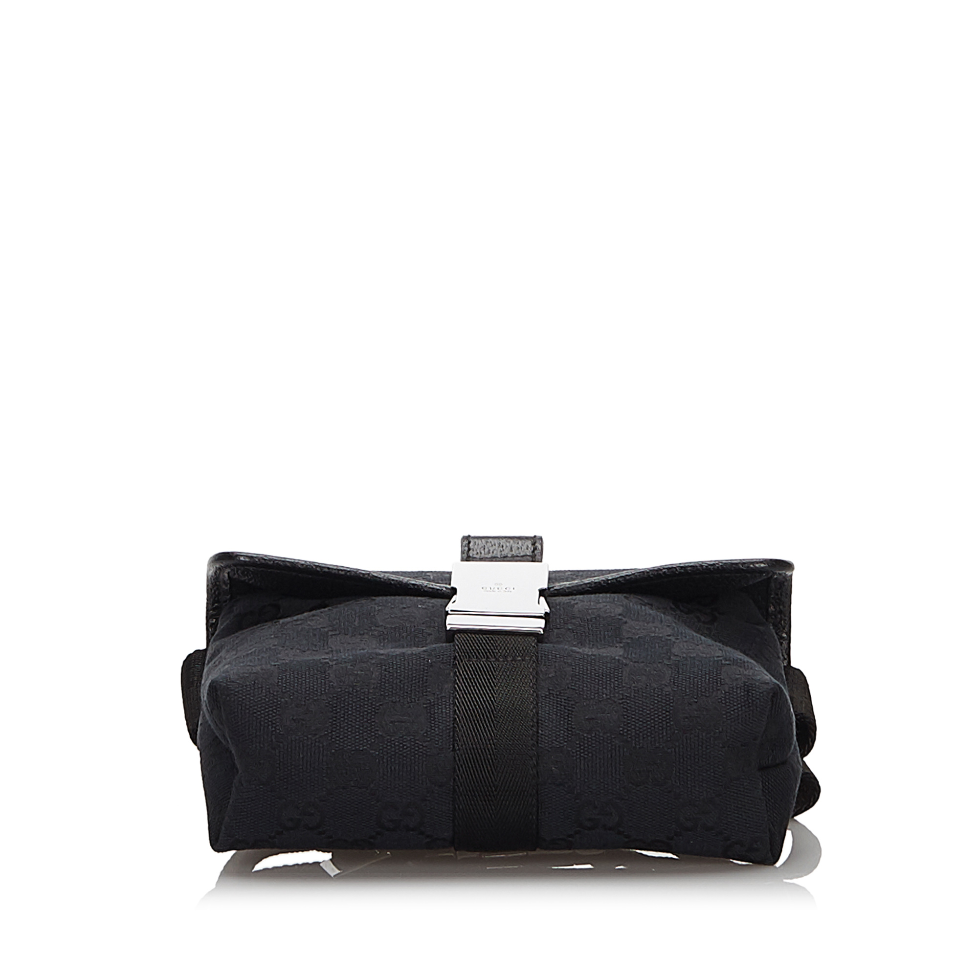 Gucci Black GG Canvas Belt Bag
