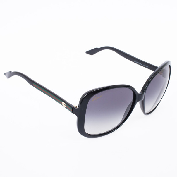 Pre Owned Gucci Black GG 3157 Oversized Womens Sunglasses